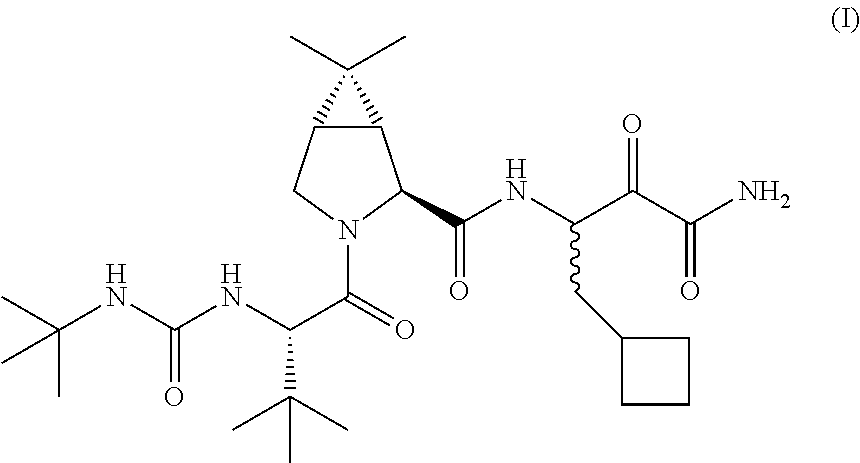 Process for preparing (1R,2S,5S)-N-[(1S)-3-amino-1-(cyclobutylmethyl)-2,3-dioxopropyl]-3-[(2S)-- 2-[[[(1,1-dimethylethyl)amino]-carbonyl]amino]-3,3-dimethyl-1-oxobutyl]-6,- 6-dimethyl-3-azabicyclo[3.1.0]hexane-2-carboxamide