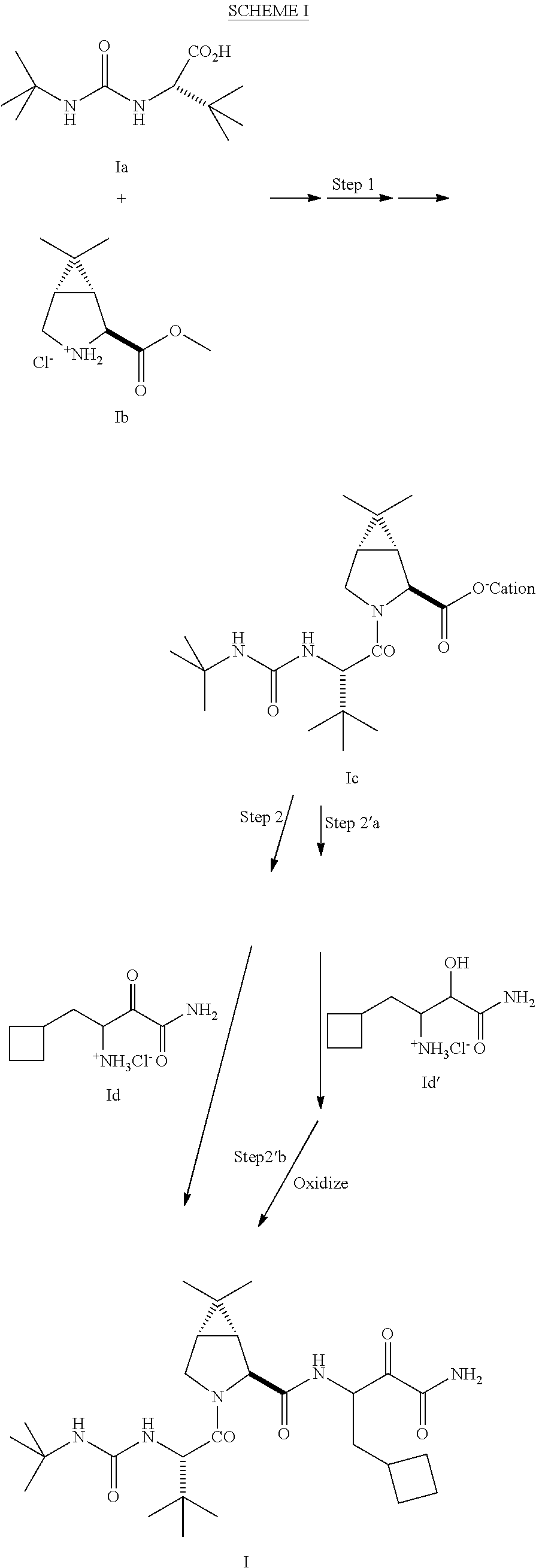 Process for preparing (1R,2S,5S)-N-[(1S)-3-amino-1-(cyclobutylmethyl)-2,3-dioxopropyl]-3-[(2S)-- 2-[[[(1,1-dimethylethyl)amino]-carbonyl]amino]-3,3-dimethyl-1-oxobutyl]-6,- 6-dimethyl-3-azabicyclo[3.1.0]hexane-2-carboxamide