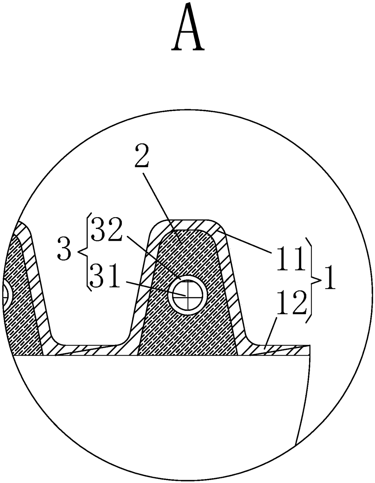 Rebar reinforced polypropylene corrugated pipe and manufacturing method thereof