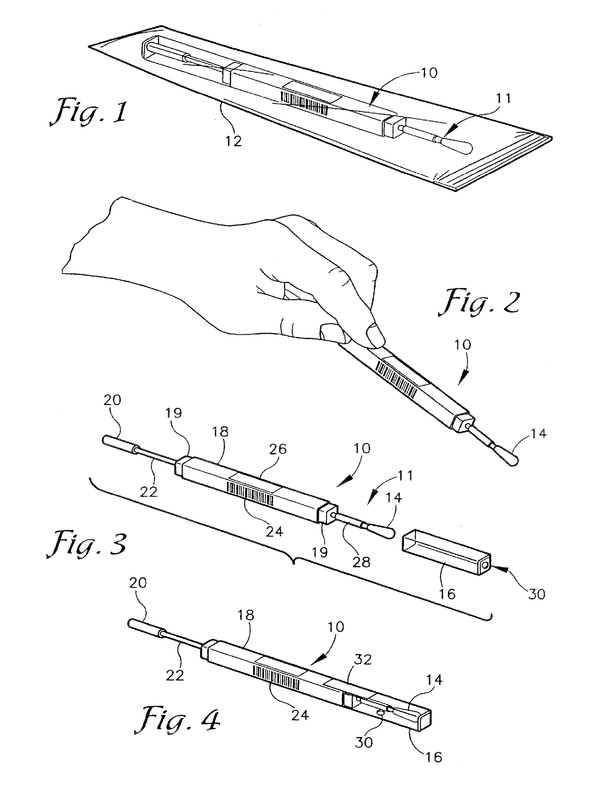 Unitized system for collection, drying transport and analysis