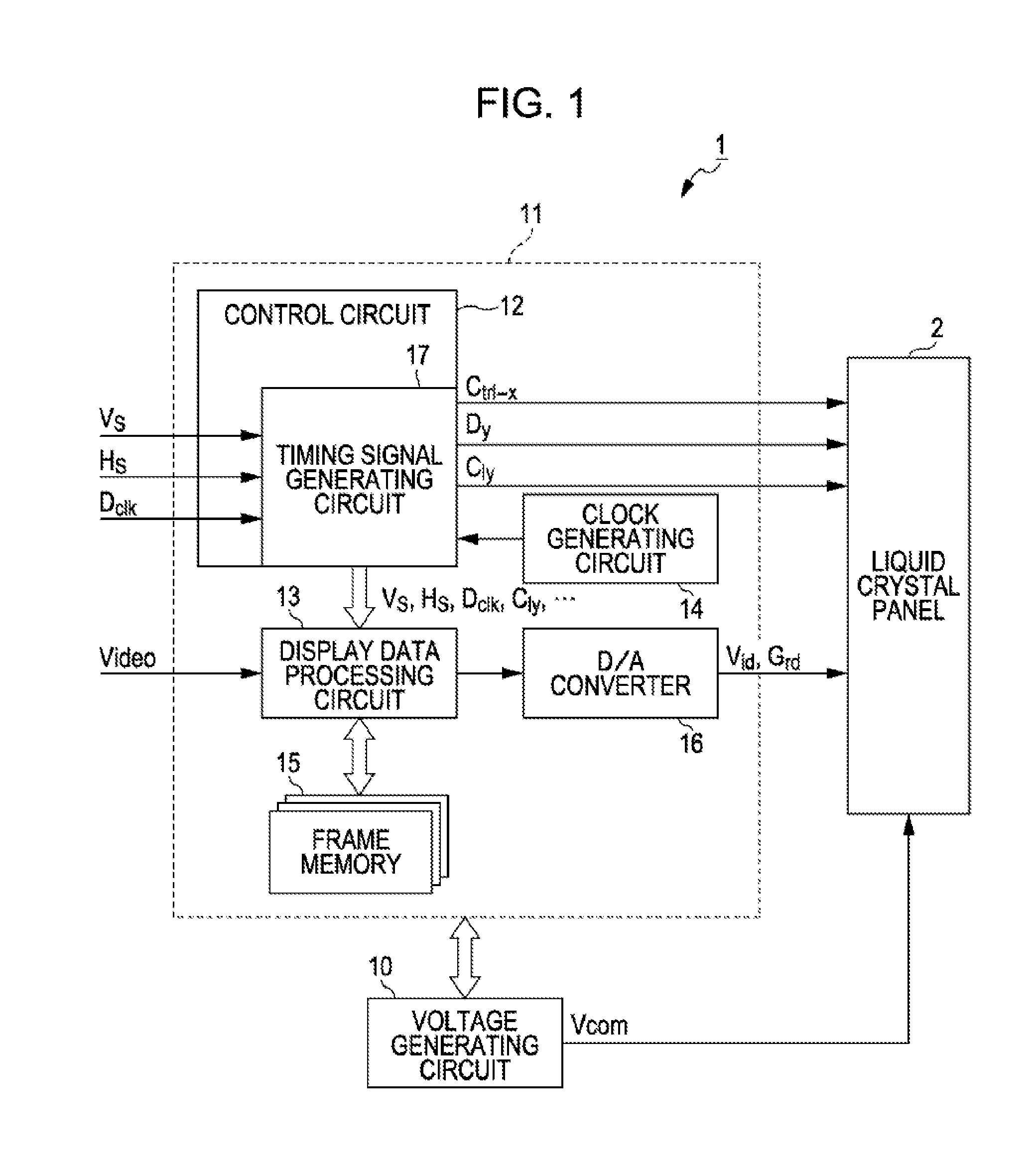 Electro-optical device, method of driving electro-optical device, electronic apparatus, and projector