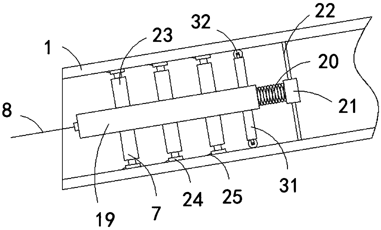 Kiln tail slagging preventing and slag removing device for solid hazardous waste incineration rotary kiln