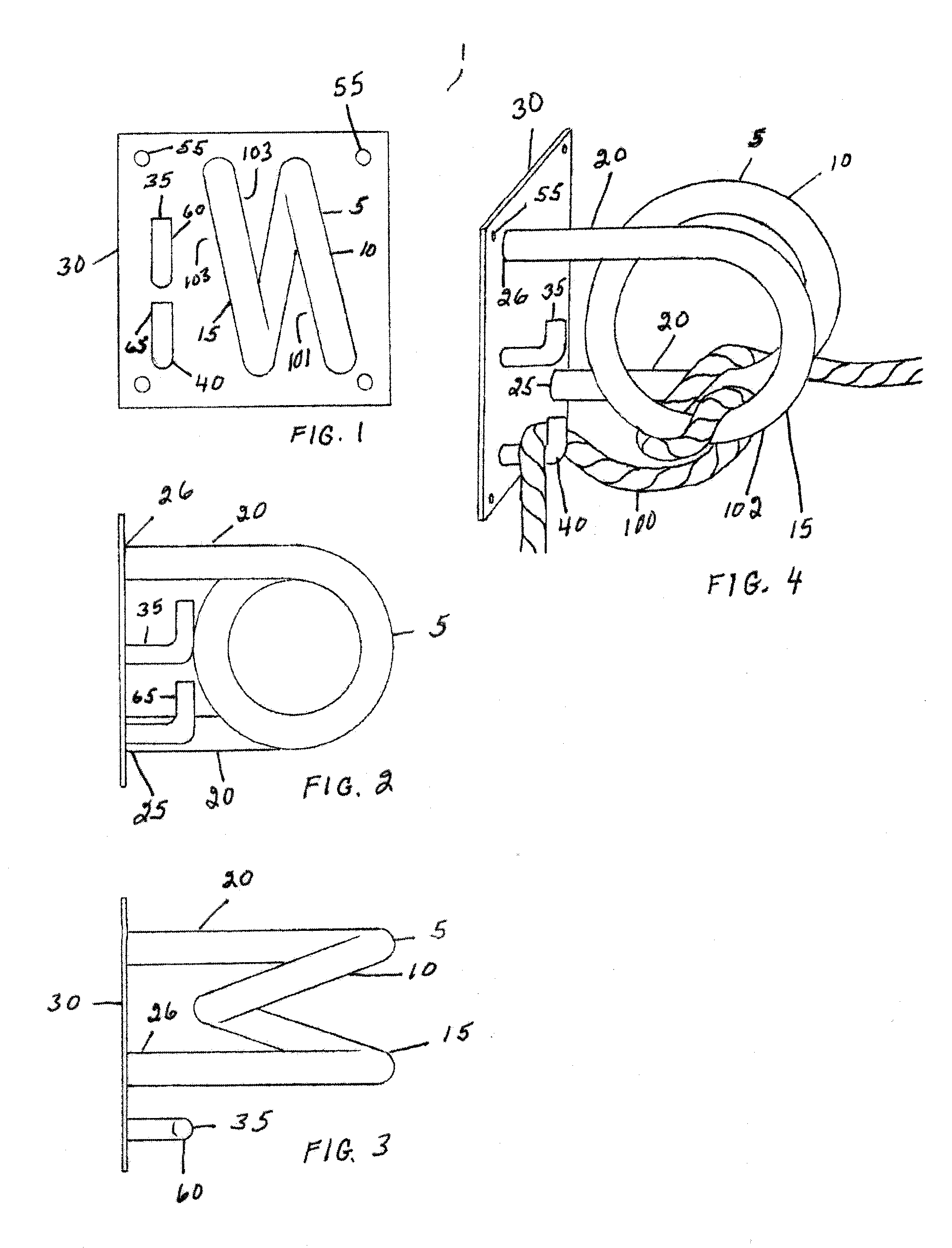 Adjustable Rope Tie For Animals And Movable Objects