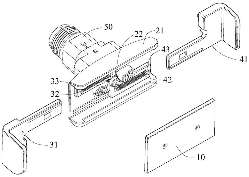 Clamping support capable of being automatically locked and mobile terminal support