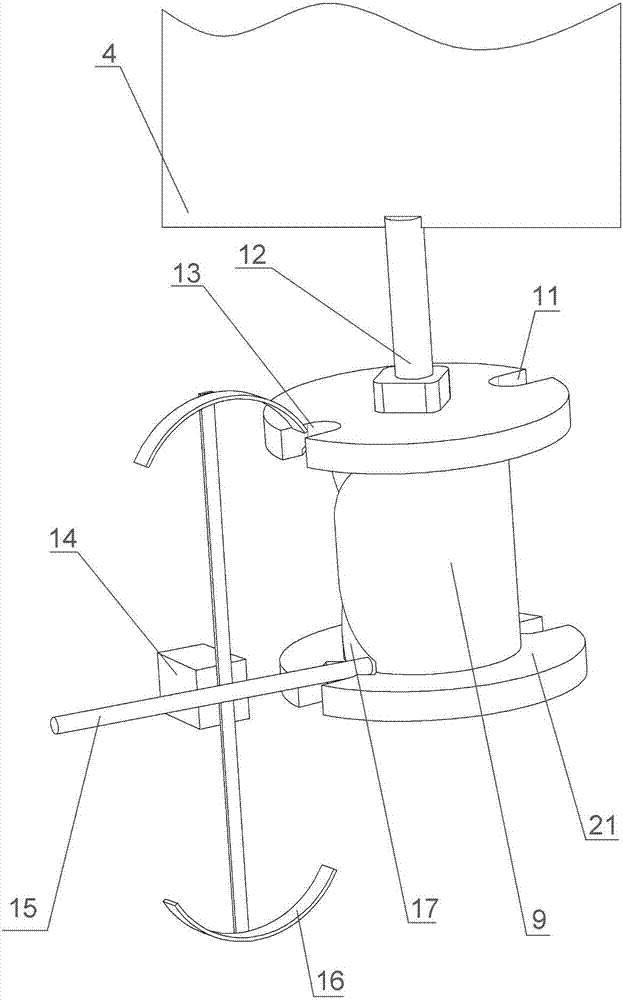 Pickled vegetable dewatering device