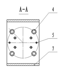 Blockage bridging removal machine for ore bin