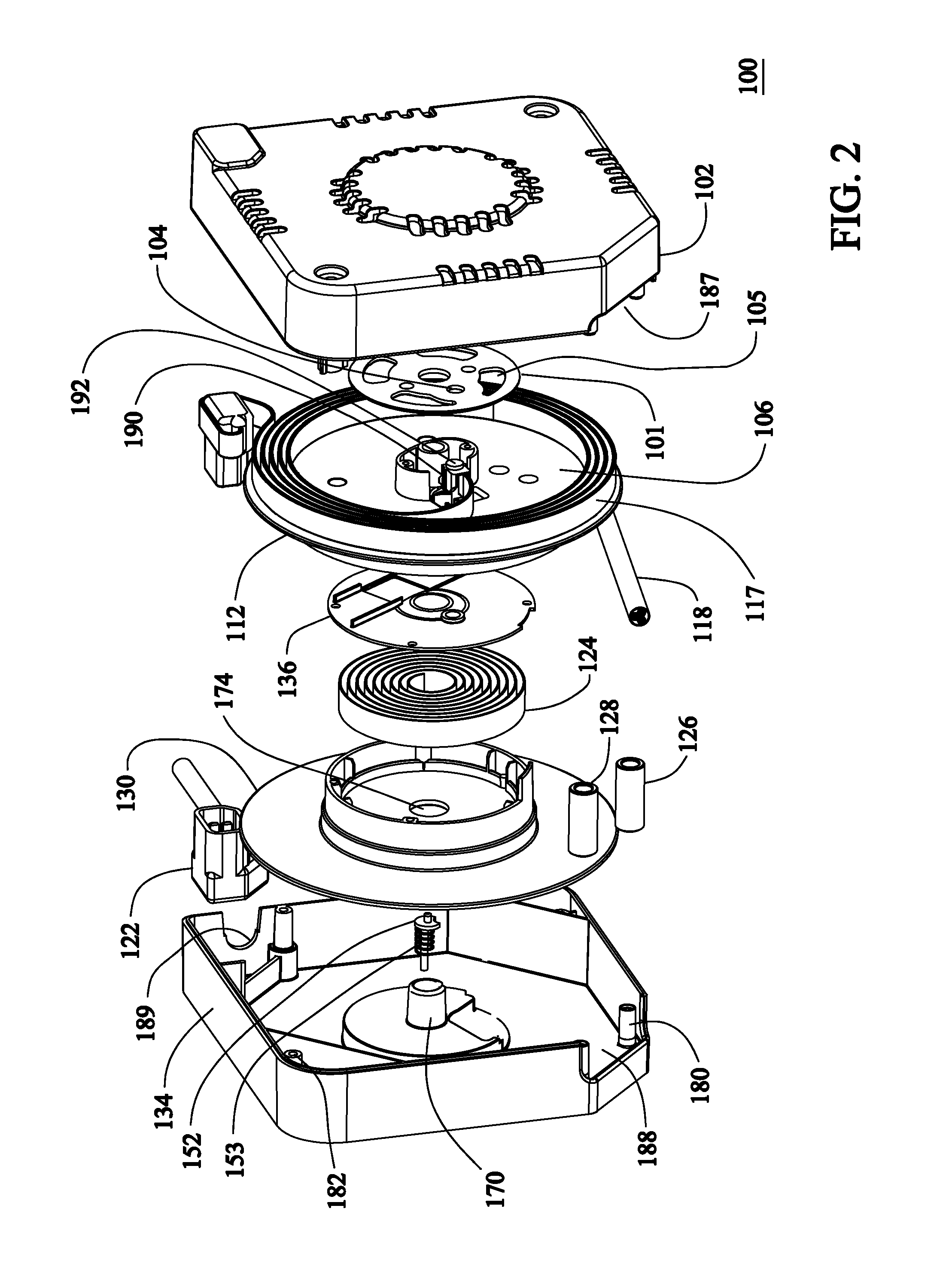 Rotatable cable guide for retractable cord reel