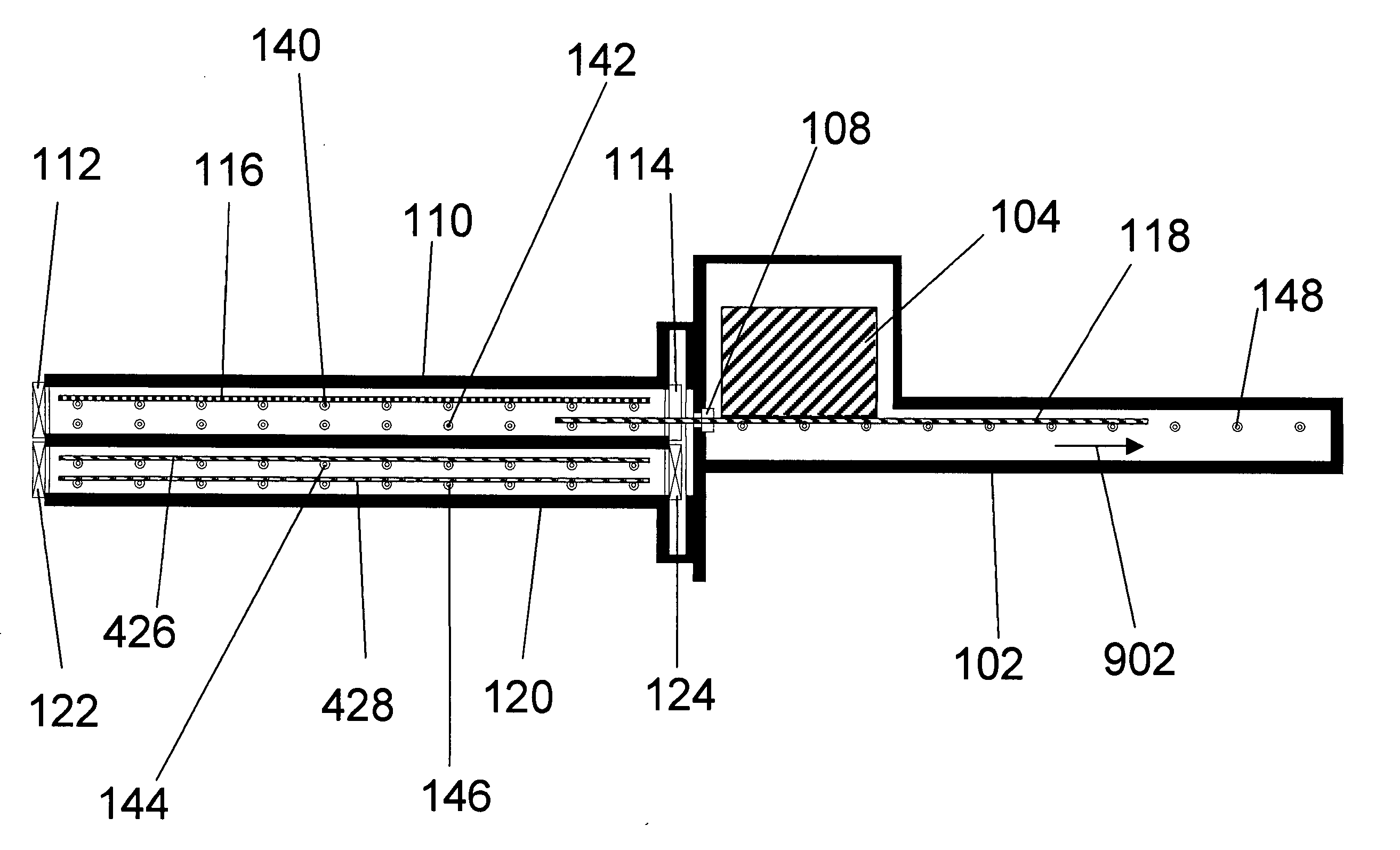 Multiple loadlocks and processing chamber