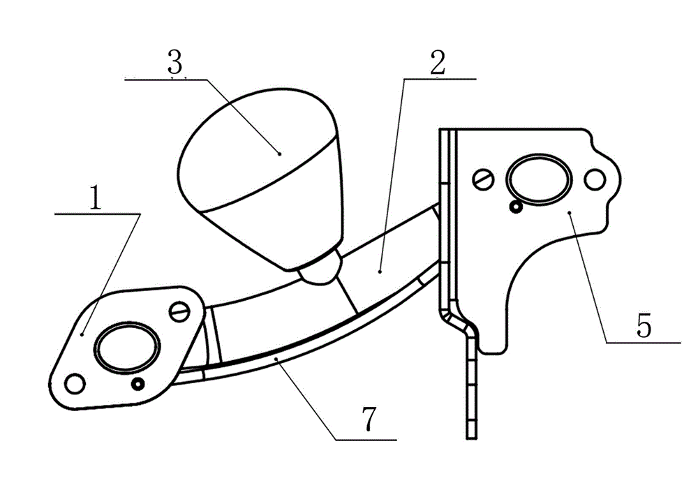 Air inlet system of small gasoline engine classes