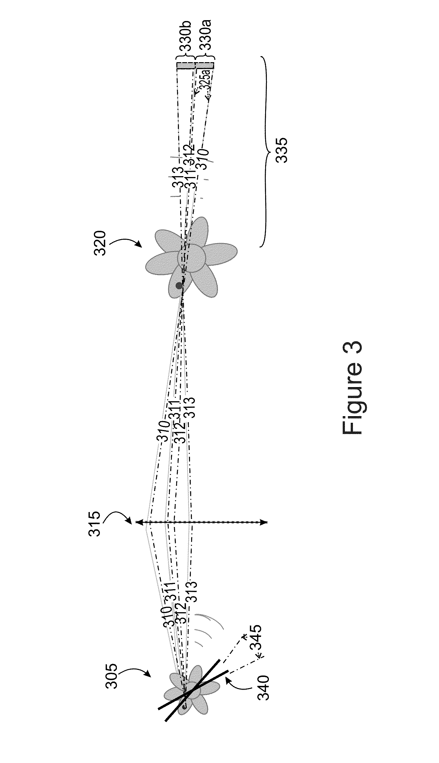 Increasing an area from which reconstruction from a computer generated hologram may be viewed