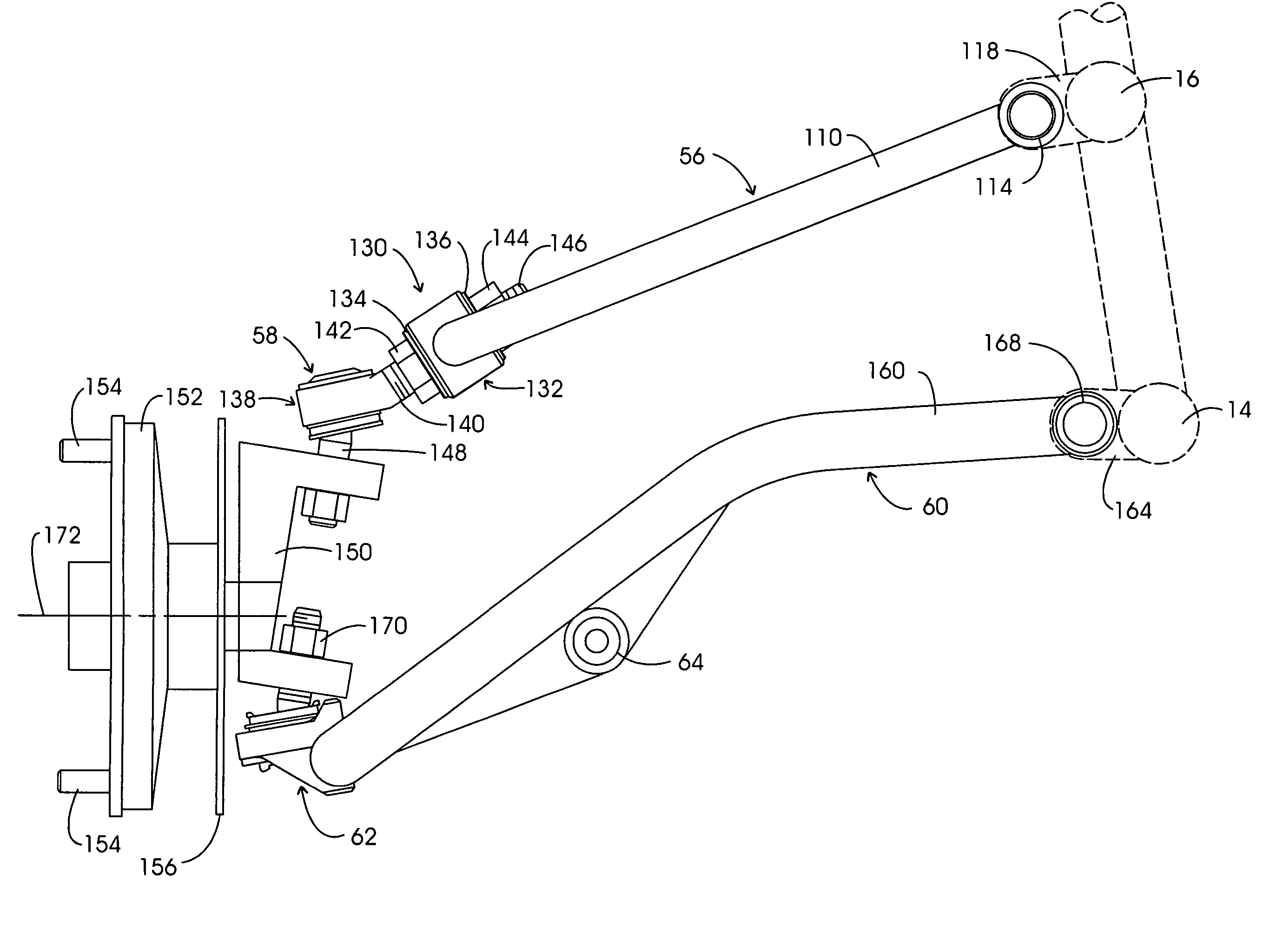 Eccentric-based caster adjustment apparatus