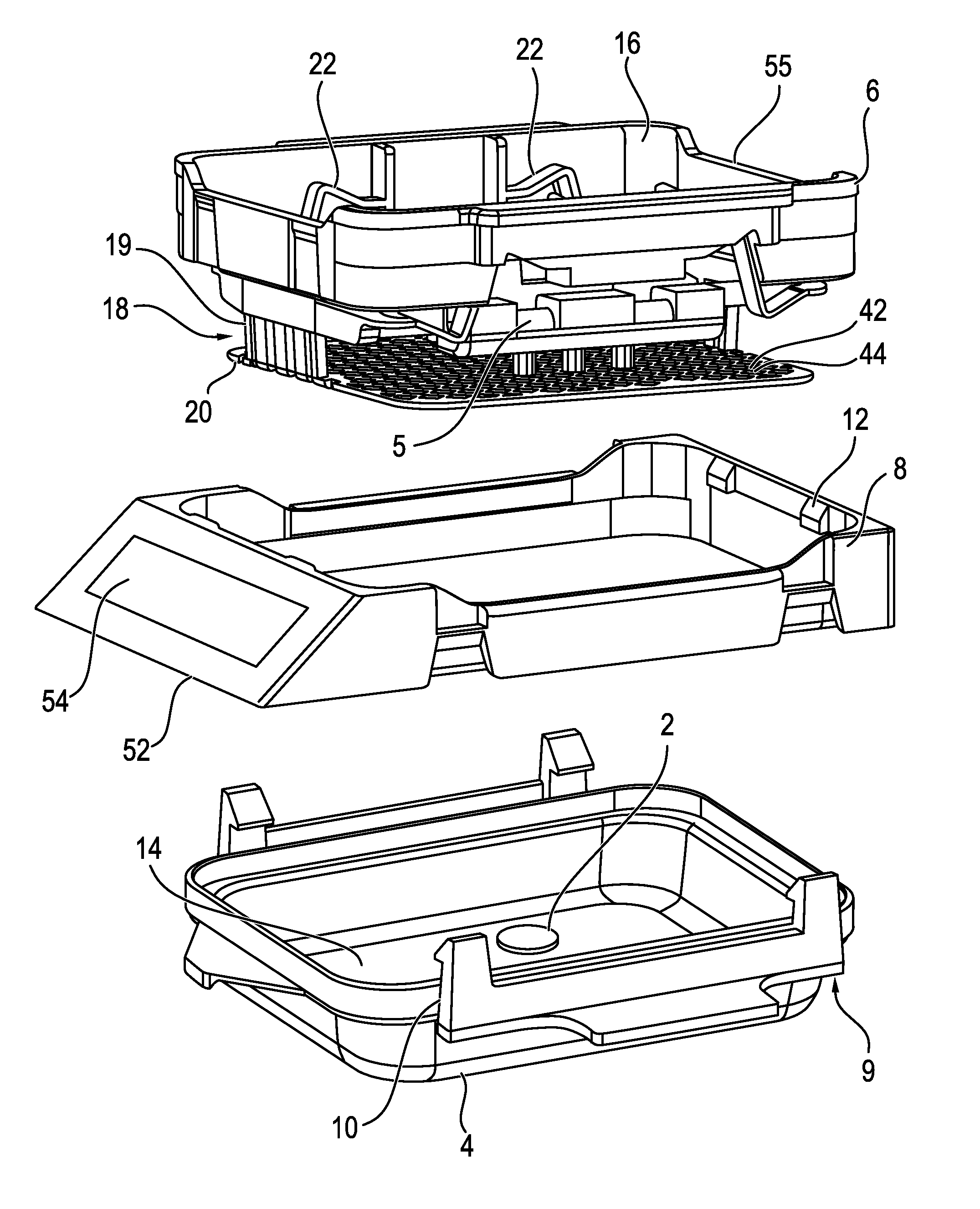 Tissue cassette with retractable member