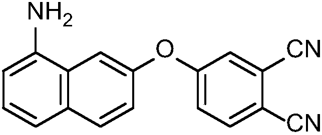 Method for preparing naphthyl autocatalytic poly-cyanophenyl resin