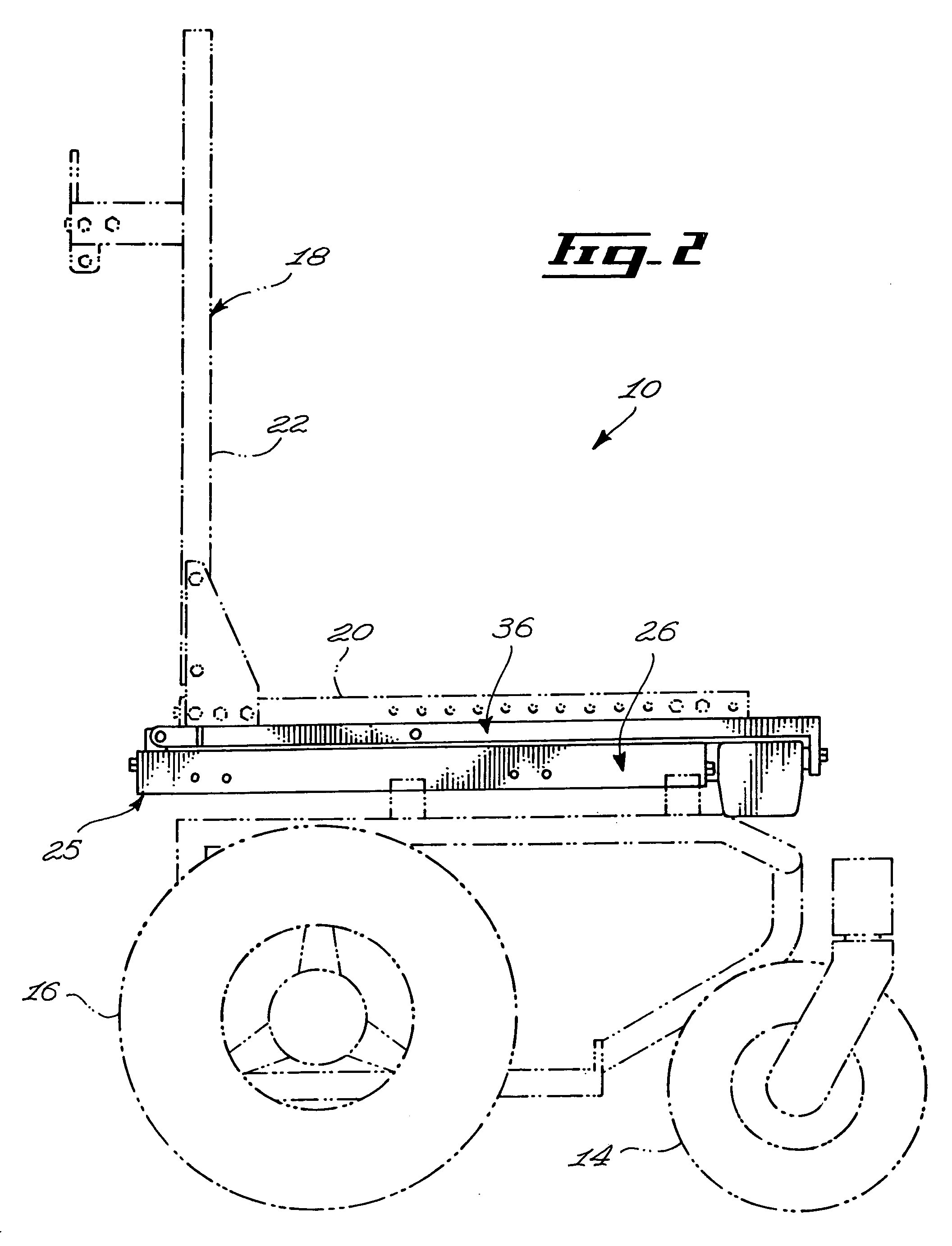 Seat supporting assembly and wheelchair including same