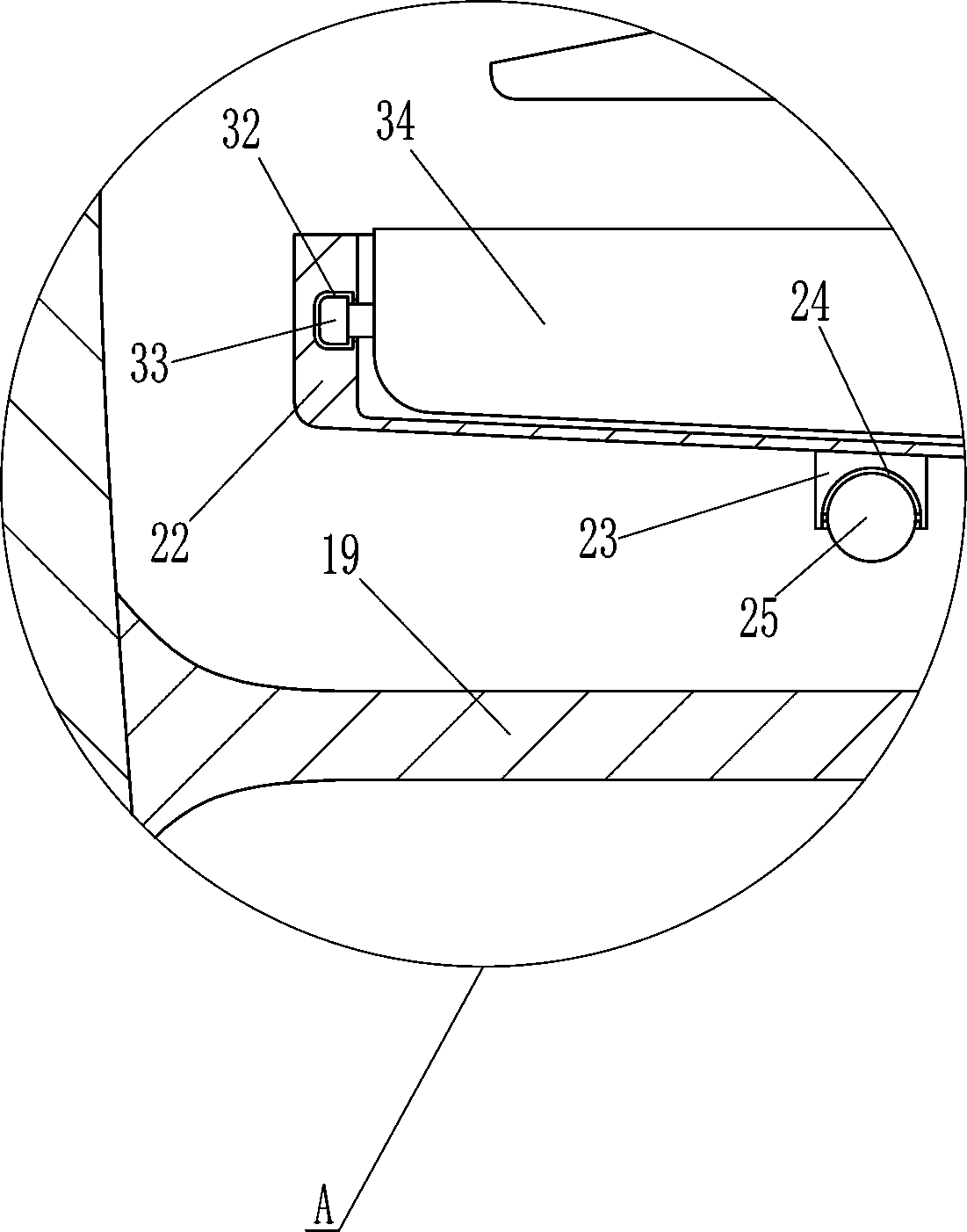 Agricultural rapeseed drying device