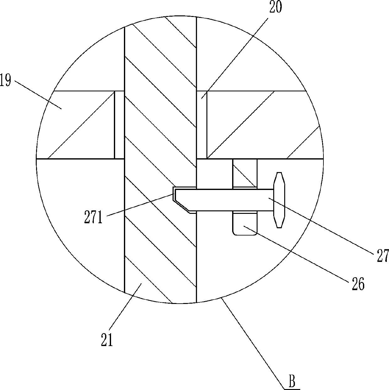 Agricultural rapeseed drying device