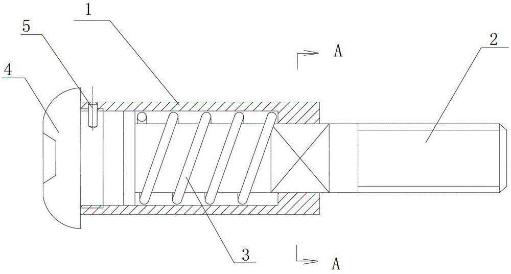 Telescopic tibiofibular syndesmosis fastening screw