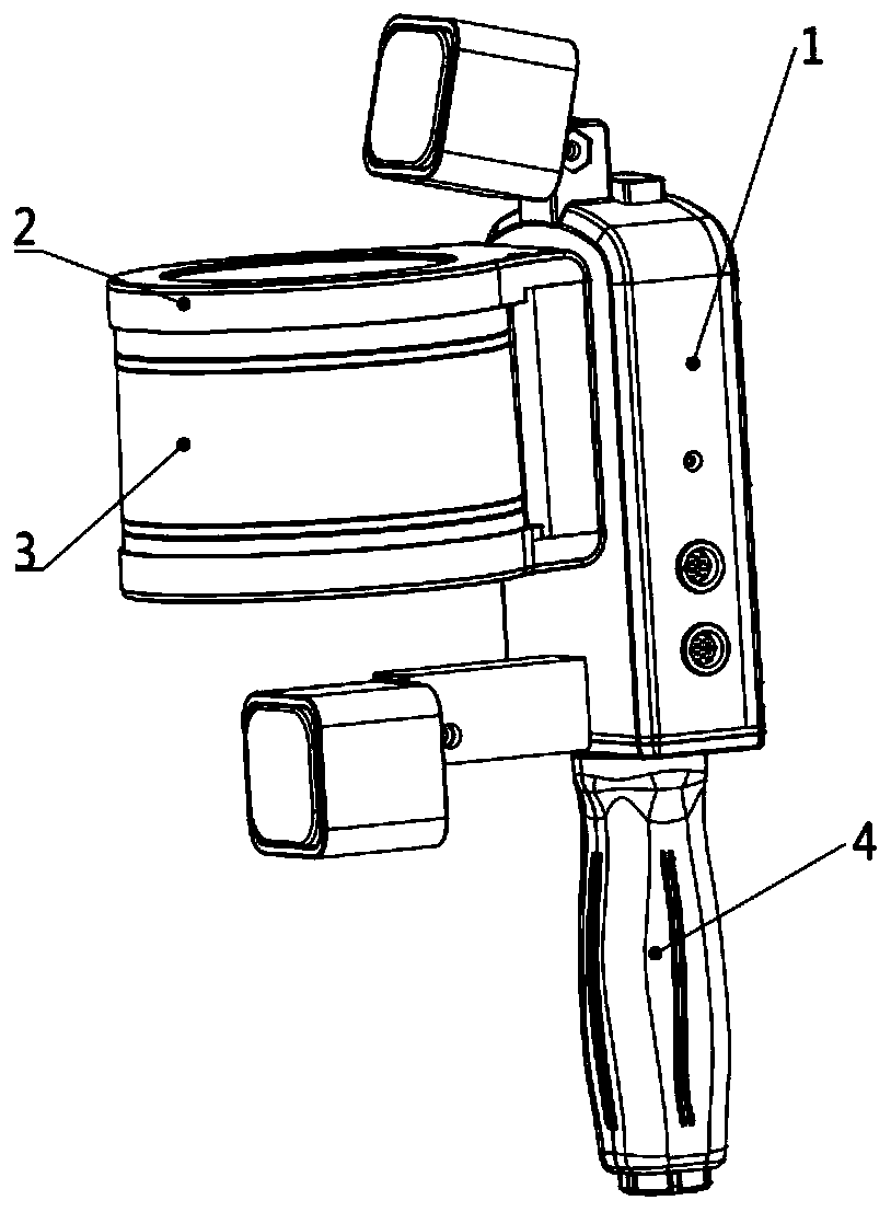 Rotary full-view laser radar scanning system