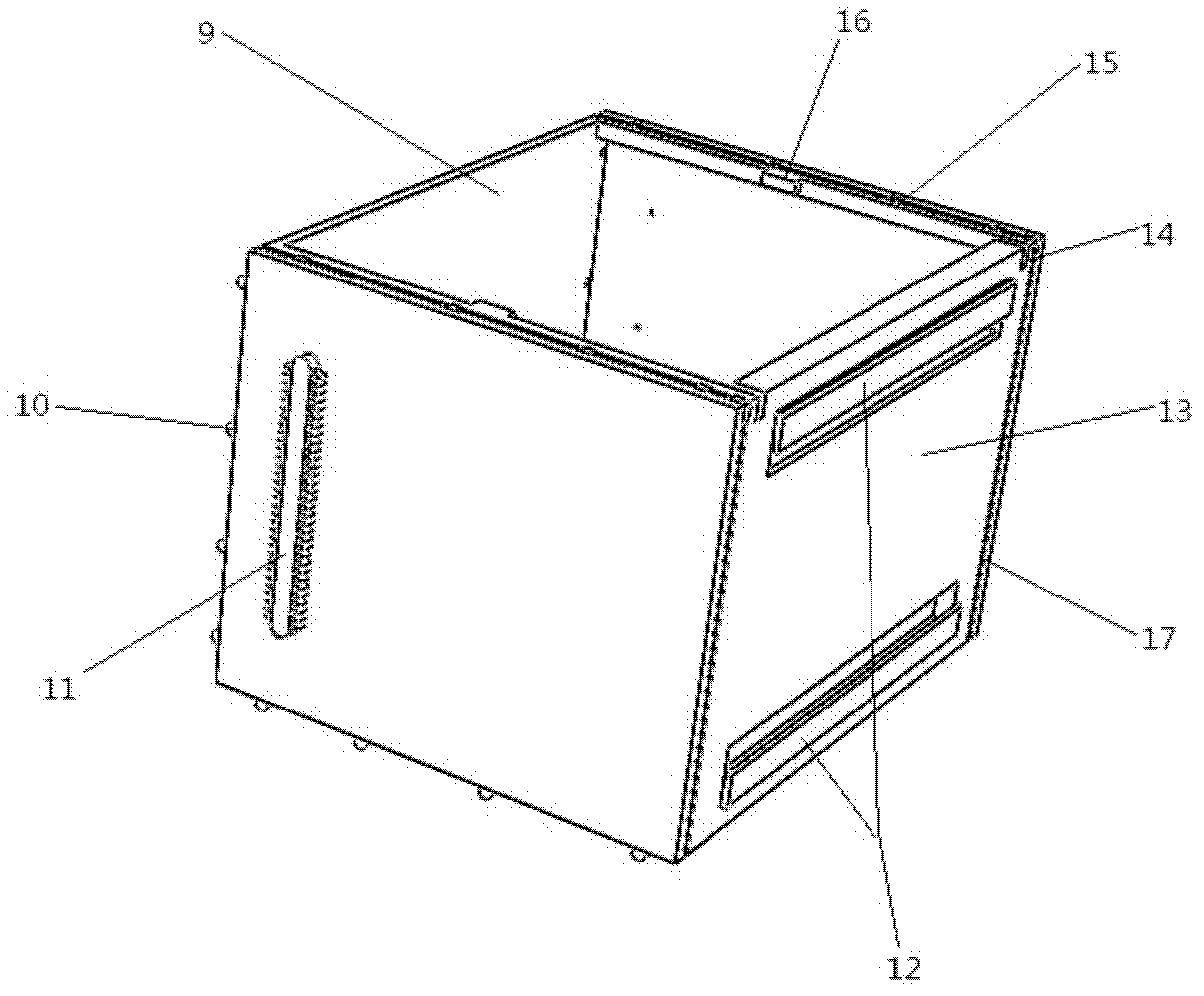 Circulatory type storage cabinet