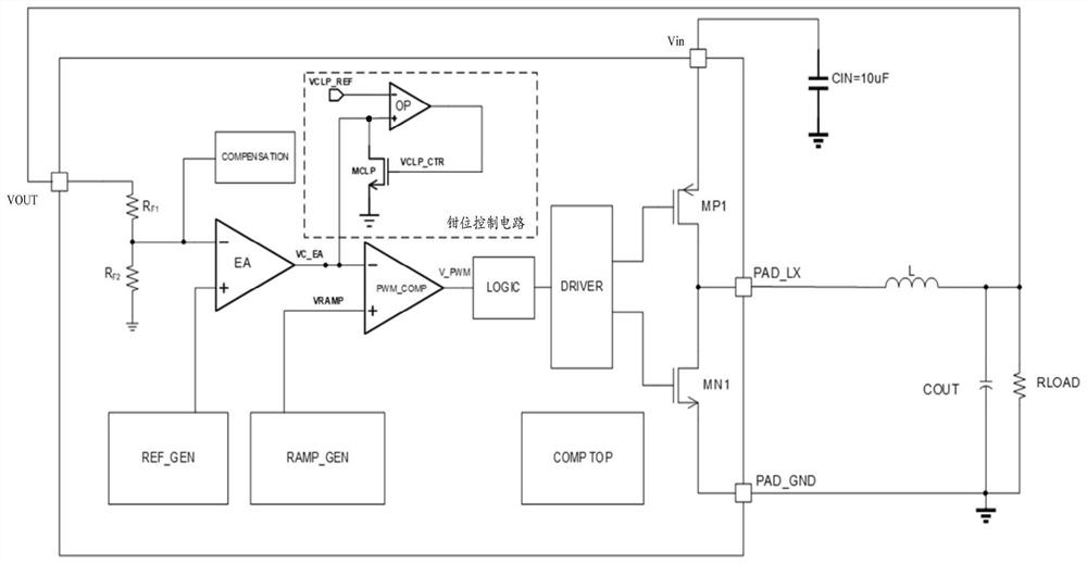 A Clamp Control Circuit Suitable for Switching Power Chips