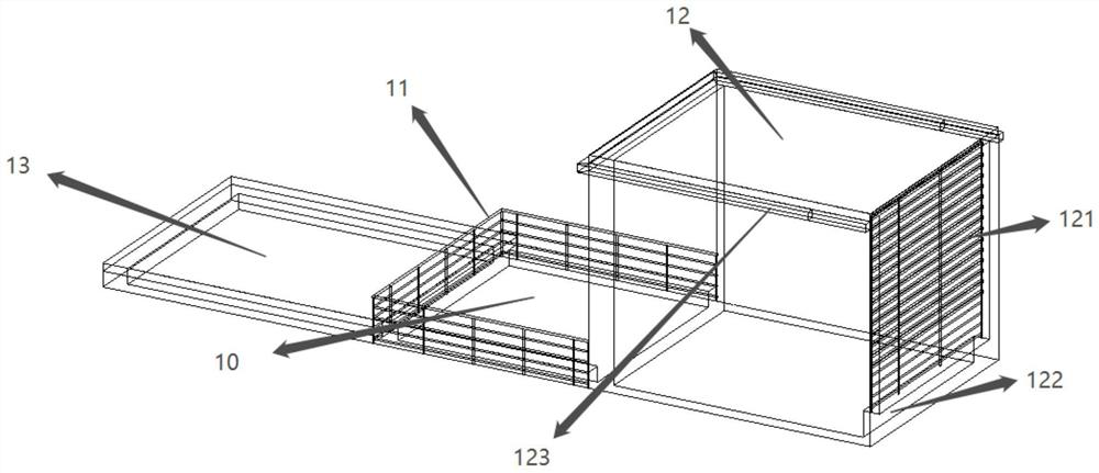 Air duct transformation and communication construction method for subway air shaft