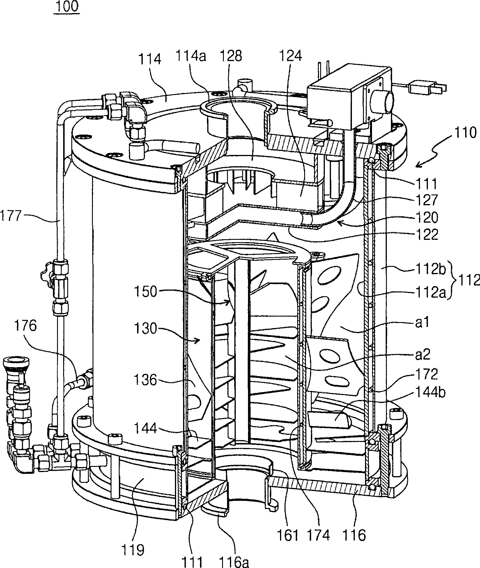 Byproduct collecting apparatus of semiconductor apparatus