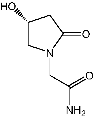 Dextrorotatory oxiracetam soluble oral membrane and preparation method thereof