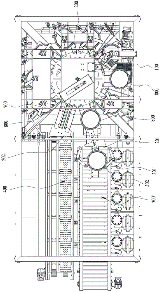 Full-automatic beer barrel washing and filling machine