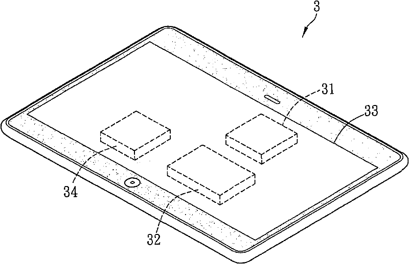 Display method and portable electronic device applying same