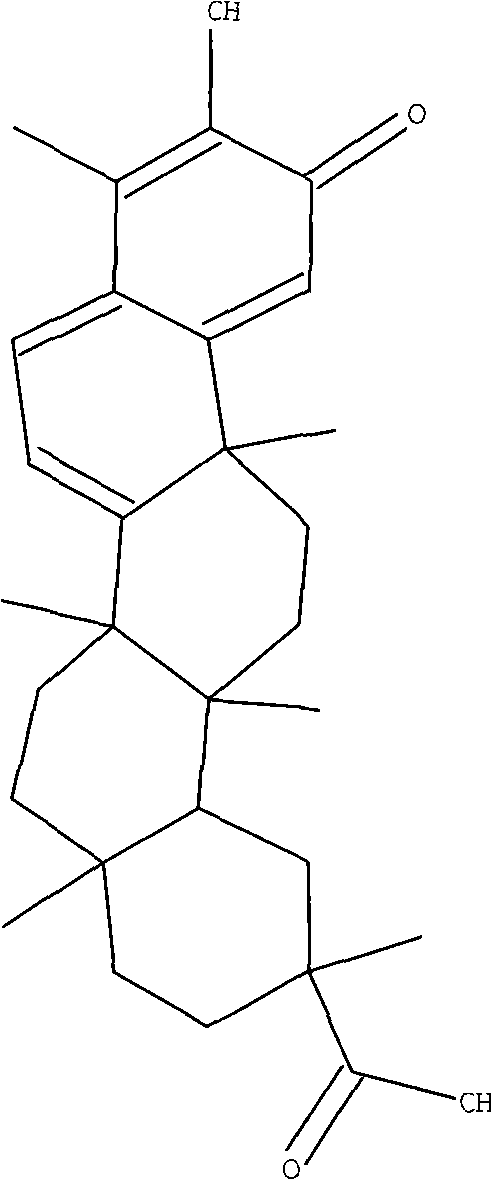 Method for preparing celastrine