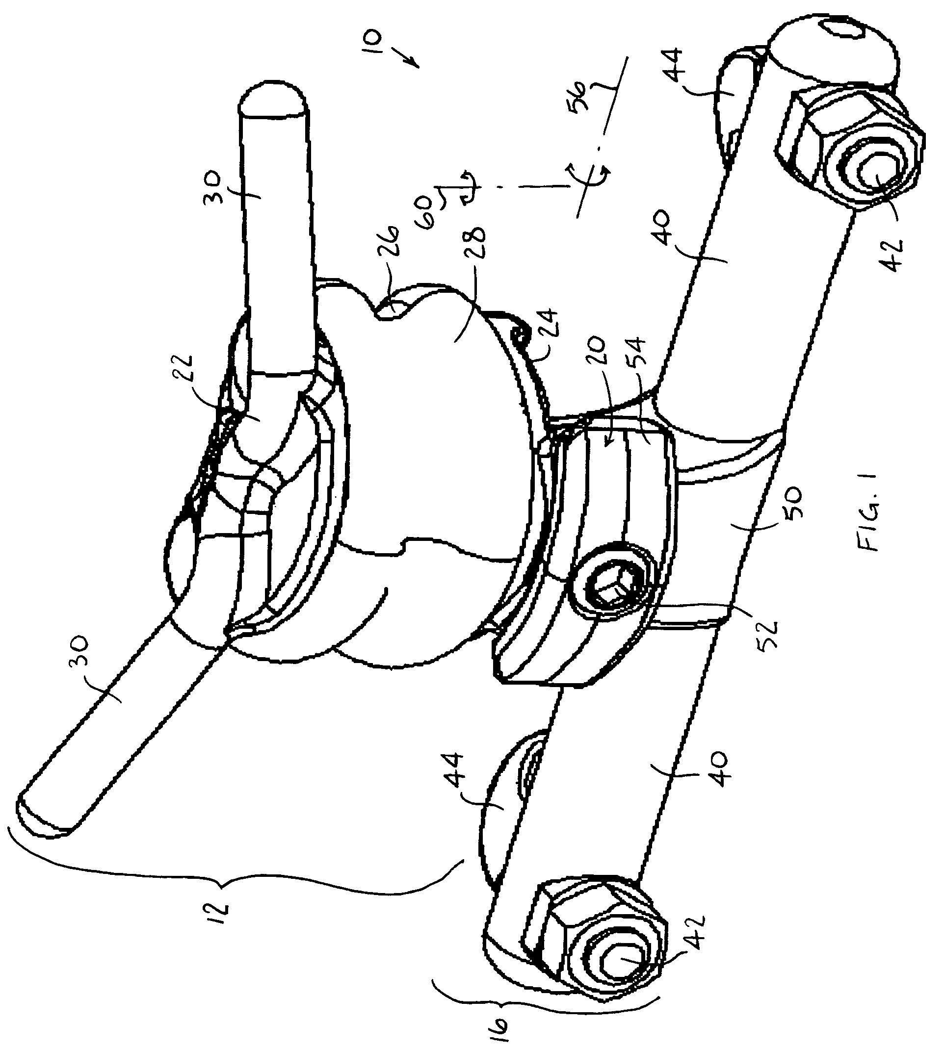 Adjustable spinal prosthesis