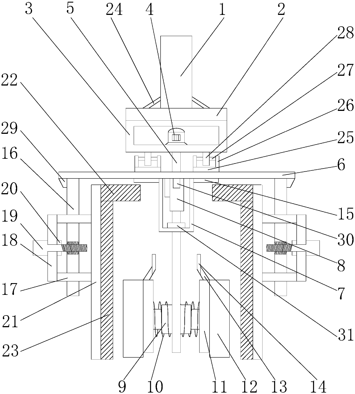 Automatic long cup cleaning device