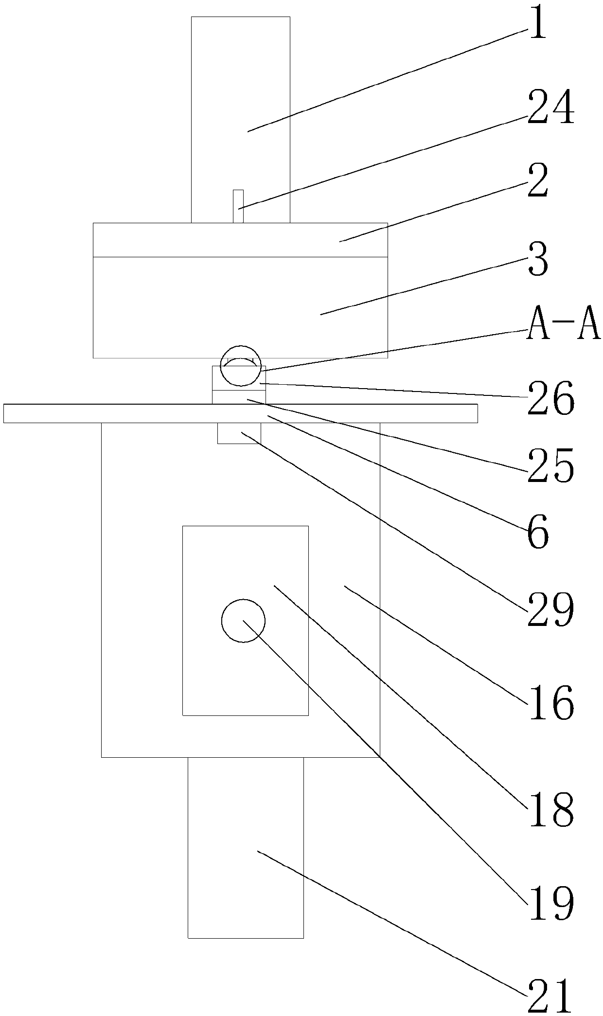 Automatic long cup cleaning device