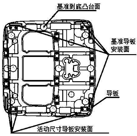 Separated machining method of upper die and material pressing plate of stamping die