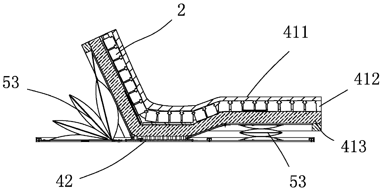 Sleep-helping massage mattress