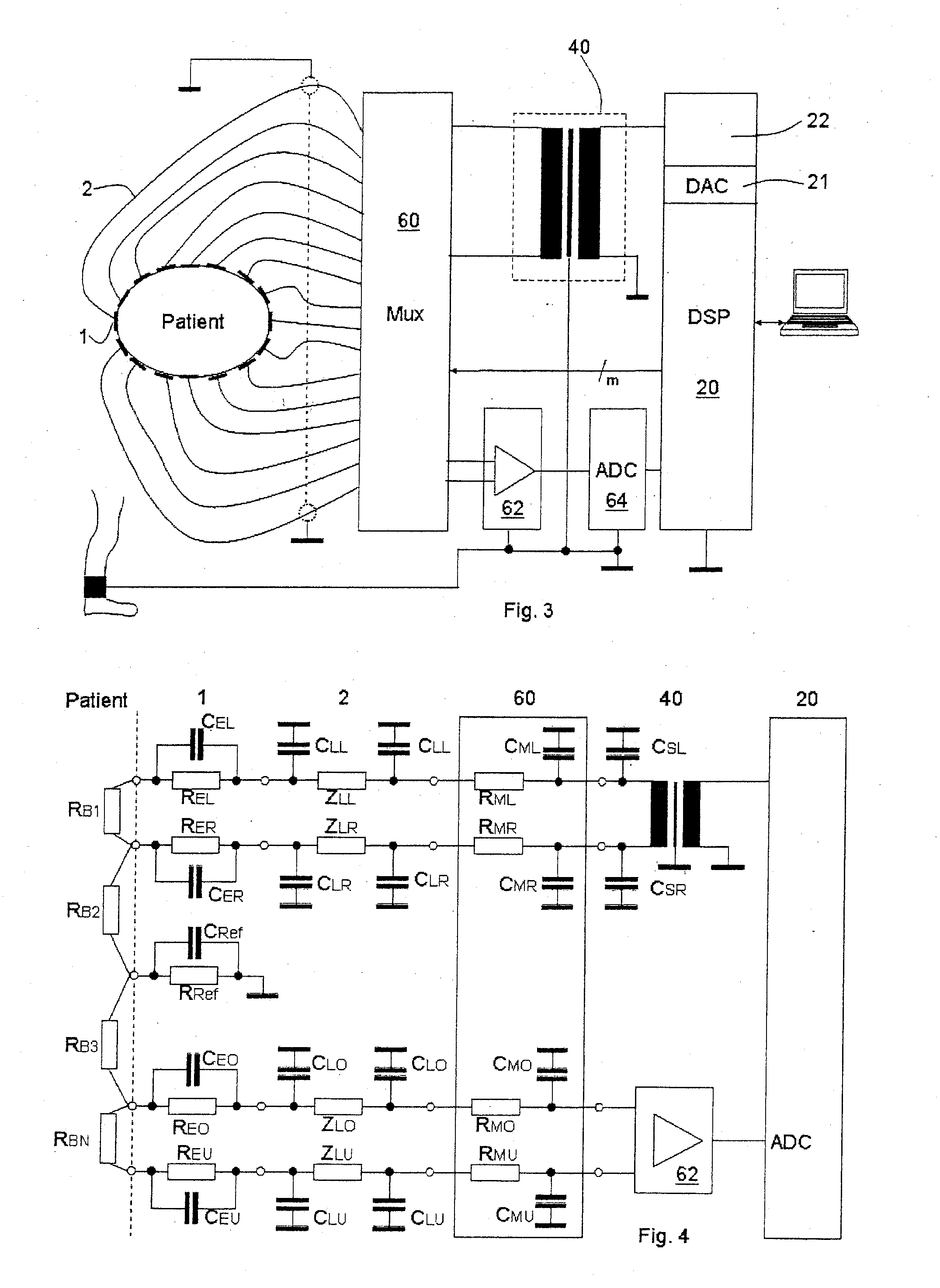 Electroimpedance tomograph with common-mode signal suppression