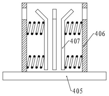 A glass tube sealing device used in a medicinal glass tube sealing assembly machine