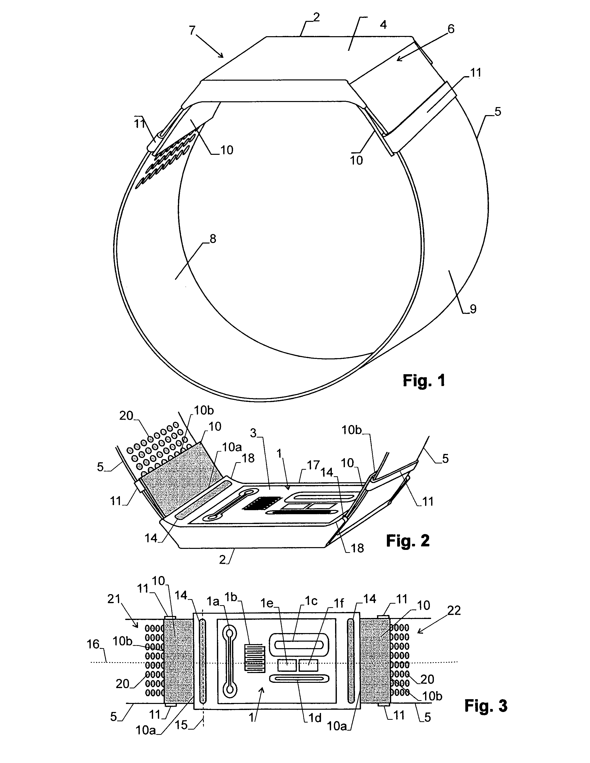 Wearable sensor device