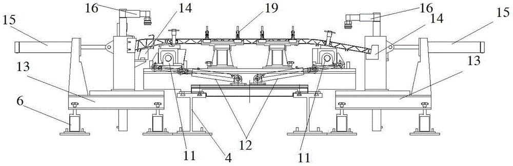 Flexible chemical equipment for friction stir welding of side walls of subway vehicles