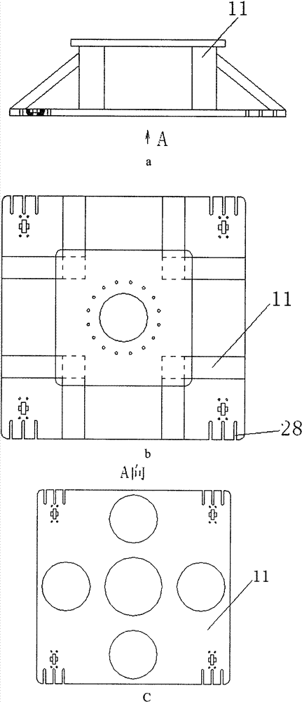 Wing tip support device for wind tunnel test