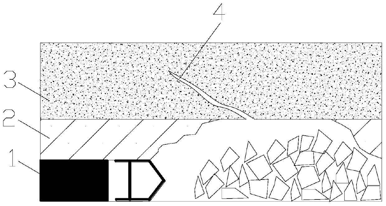 Method for determining hard roof working face deep hole pre-cracking forced roof caving parameter