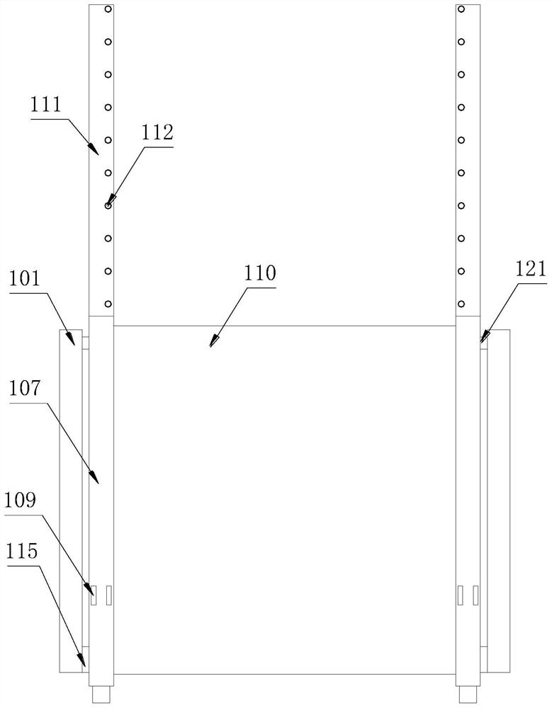 Conveniently loading and unloading cutting device for latex mattress processing