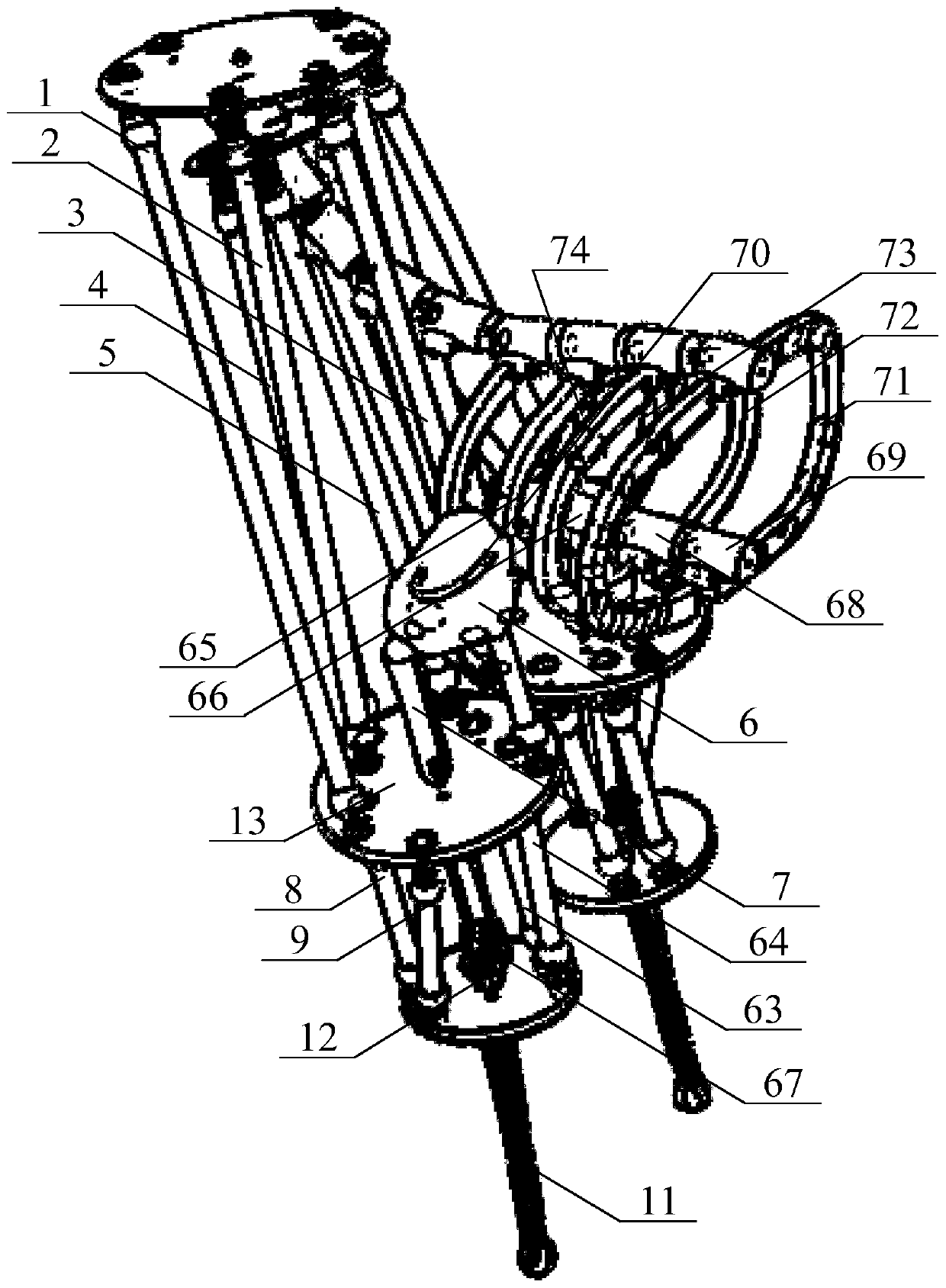 A Bionic System for Four-Limbed Animals Based on Pneumatic Muscles