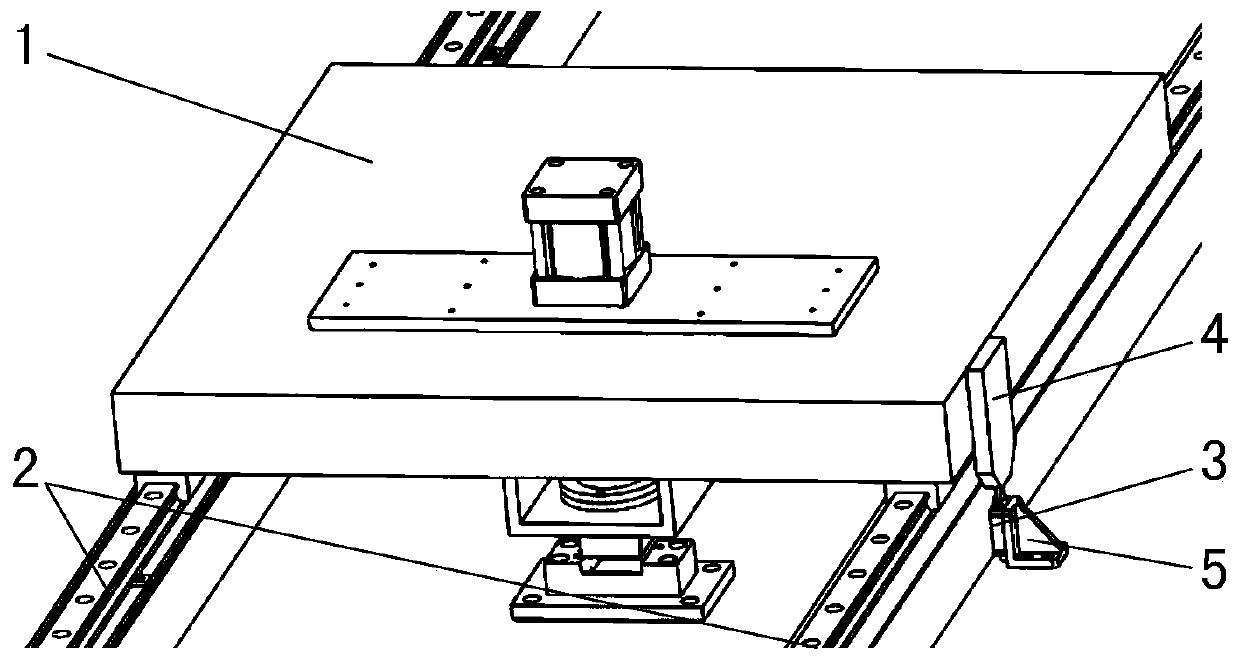 High-precision rapid positioning device for automatic production line