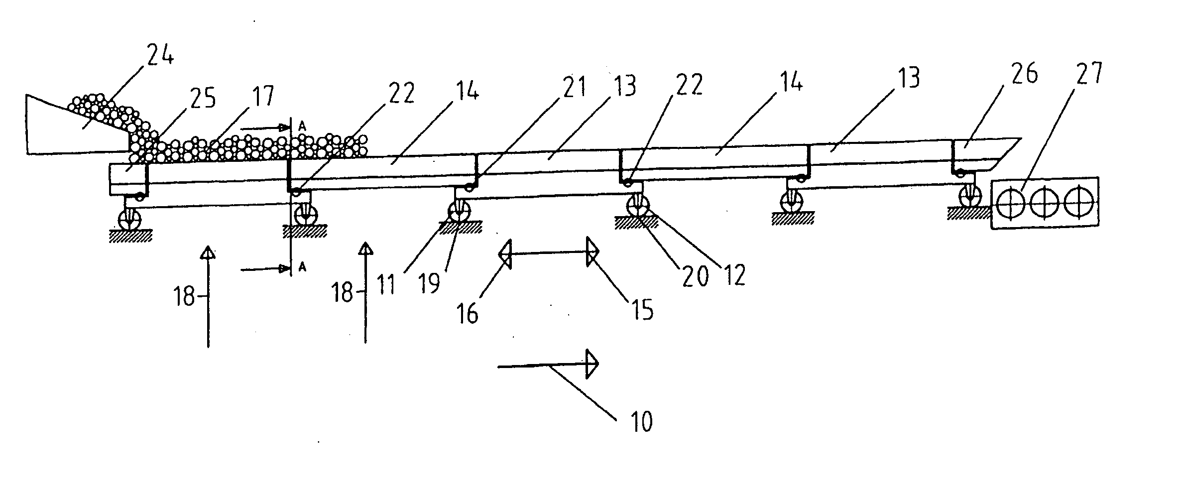 Bulk-Material Cooler for Cooling Hot Material to be Cooled