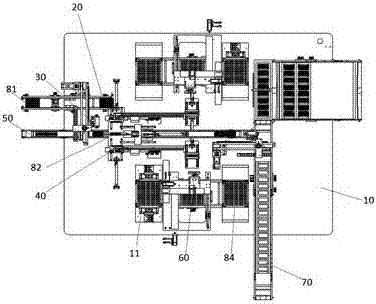 Board plug machine suitable for full-automatic production line of universal serial bus (USB) TYPE C module