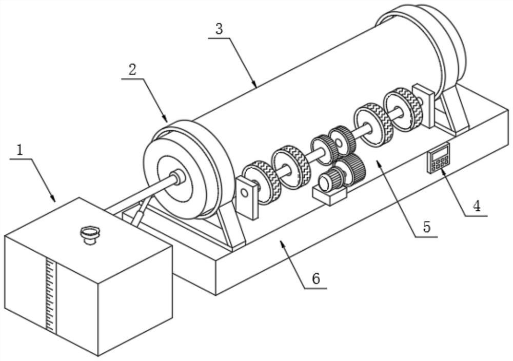 Tire transmission efficient ore washer