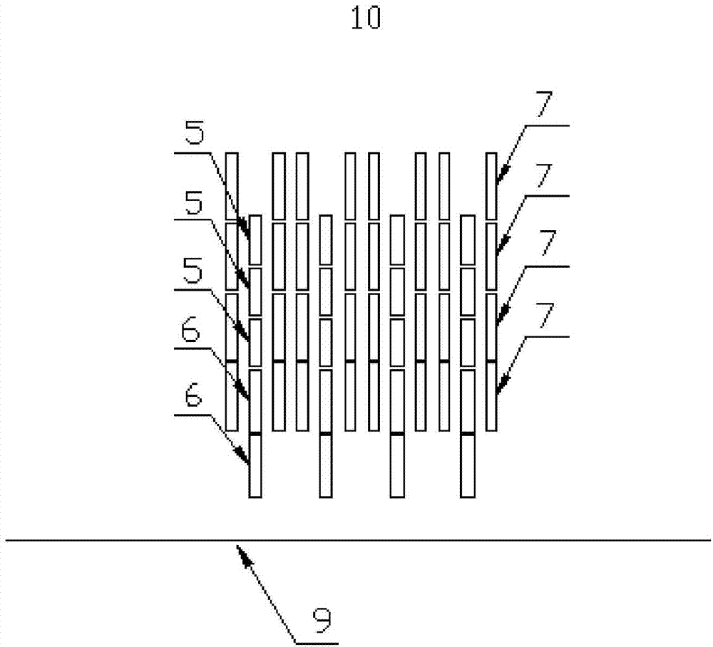 Combustion device of W flame boiler and W flame boiler