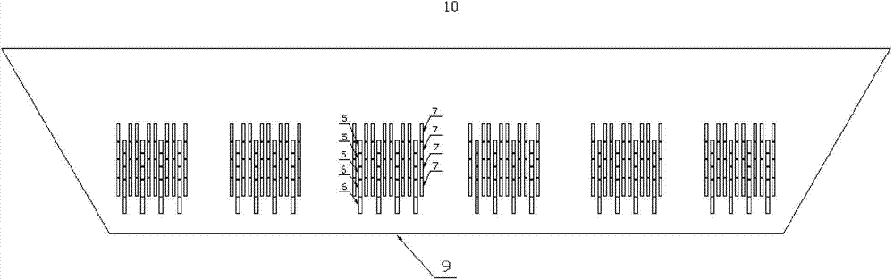 Combustion device of W flame boiler and W flame boiler