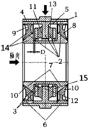 Traction spherical hinge and method for adjusting nonlinear variable stiffness of traction spherical hinge